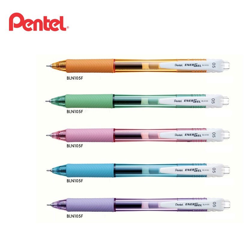 Bút Gel Energel Pentel Vỏ Pastel ngòi 0.5 mm Siêu Nhanh Khô - Hàng Chính Hãng