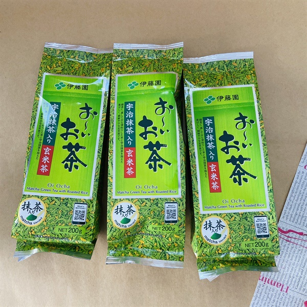 Trà Xanh Gạo Lứt Itoen 200g Nhật Bản