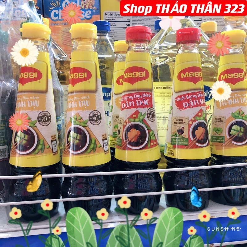 Nước Tương MAGGI ĐẬM ĐẶC ĐẬU NÀNH Chai 300ml, 700ml