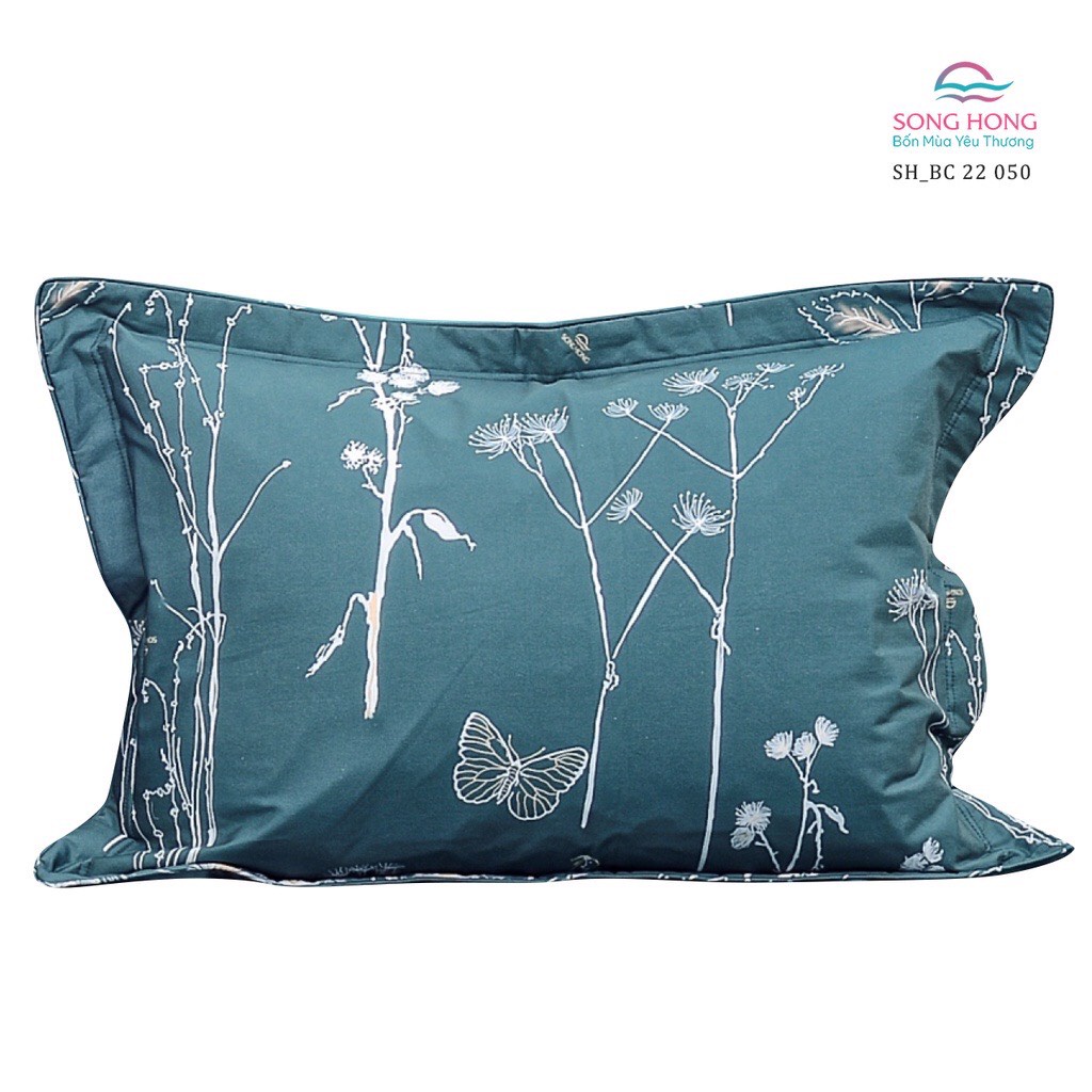 Vỏ gối đơn 45*65 cotton Sông Hồng
