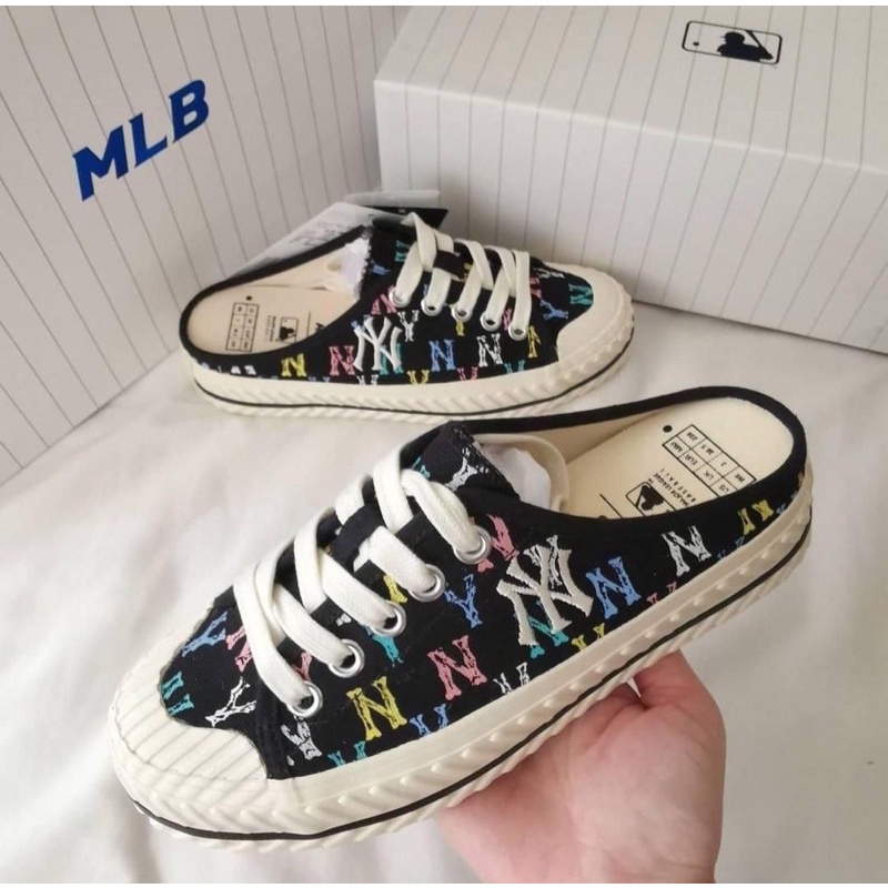 Giày đạp gót MLB cầu vồng