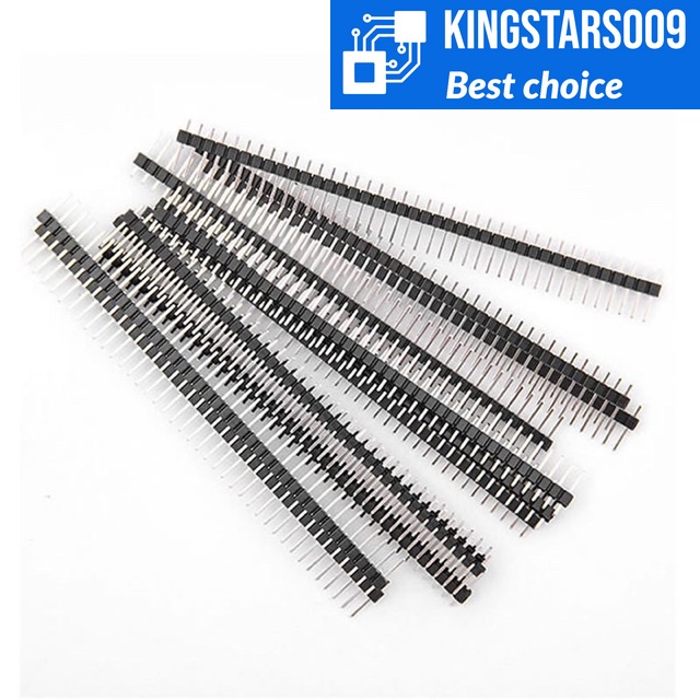 Set 10 hàng rào 40 pin đực, header 40 pins