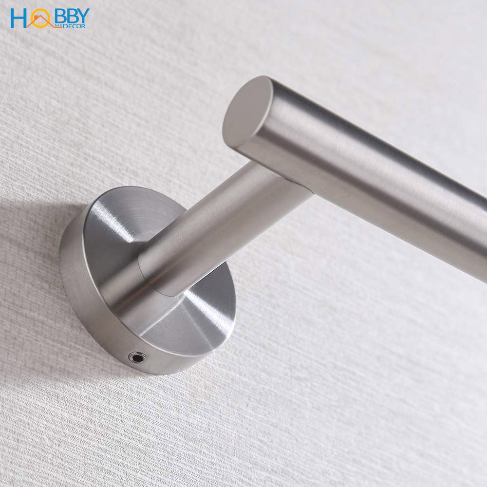Thanh treo khăn nhà tắm Inox 304 khoan tường HOBBY Home Decor GT70 - dài 70cm lắp rắp đơn giản