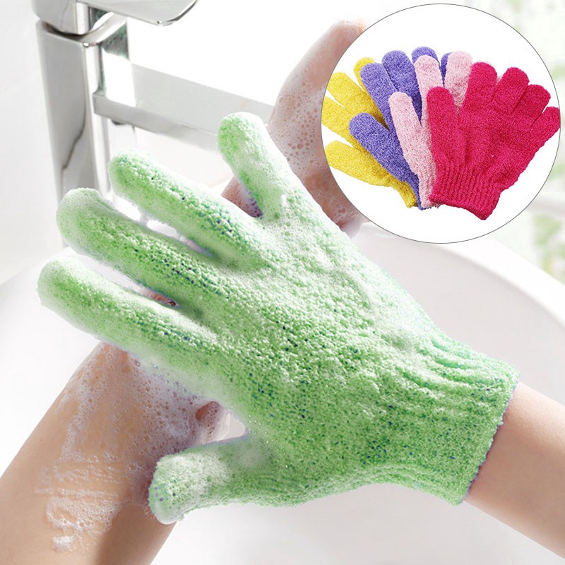 Găng tay mát xa Houseeker bằng nilon tiện dụng khi tắm