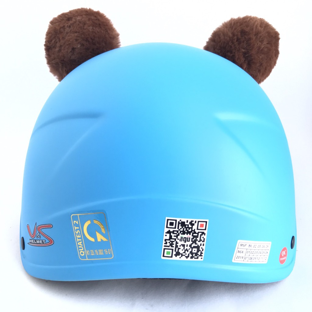 Mũ bảo hiểm trẻ em siêu ngộ nghĩnh - Dành cho bé từ 3 đến 6 tuổi - VS103S - Heo xanh dương