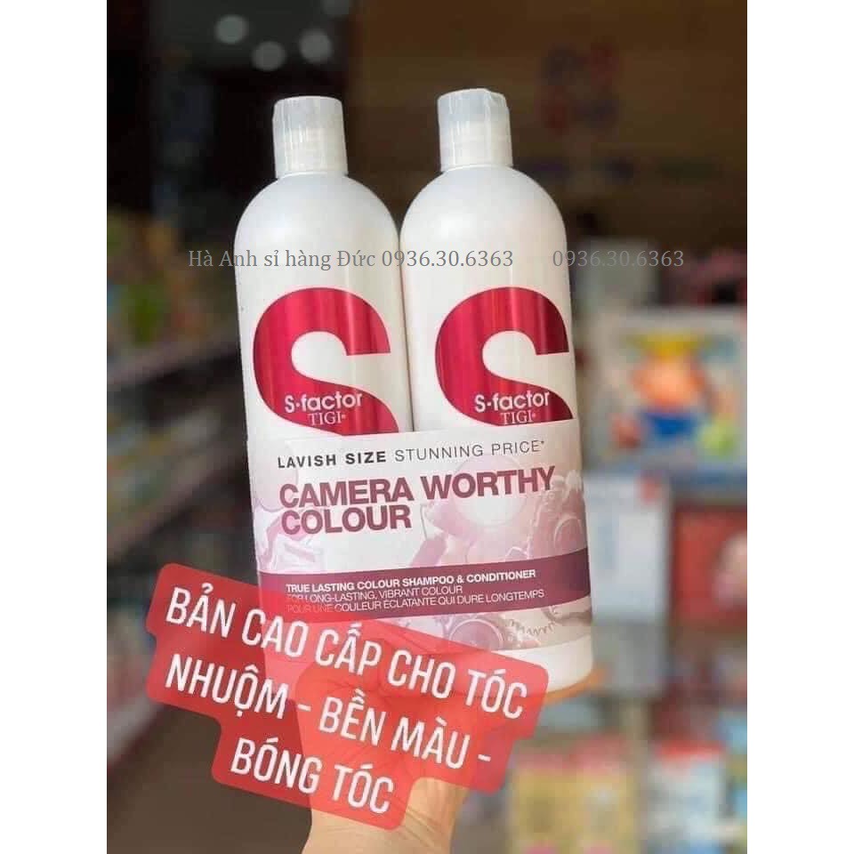 Cặp dầu gội Tigi trắng S Factor 750ml siêu phẩm bảo vệ tóc tuyệt đối