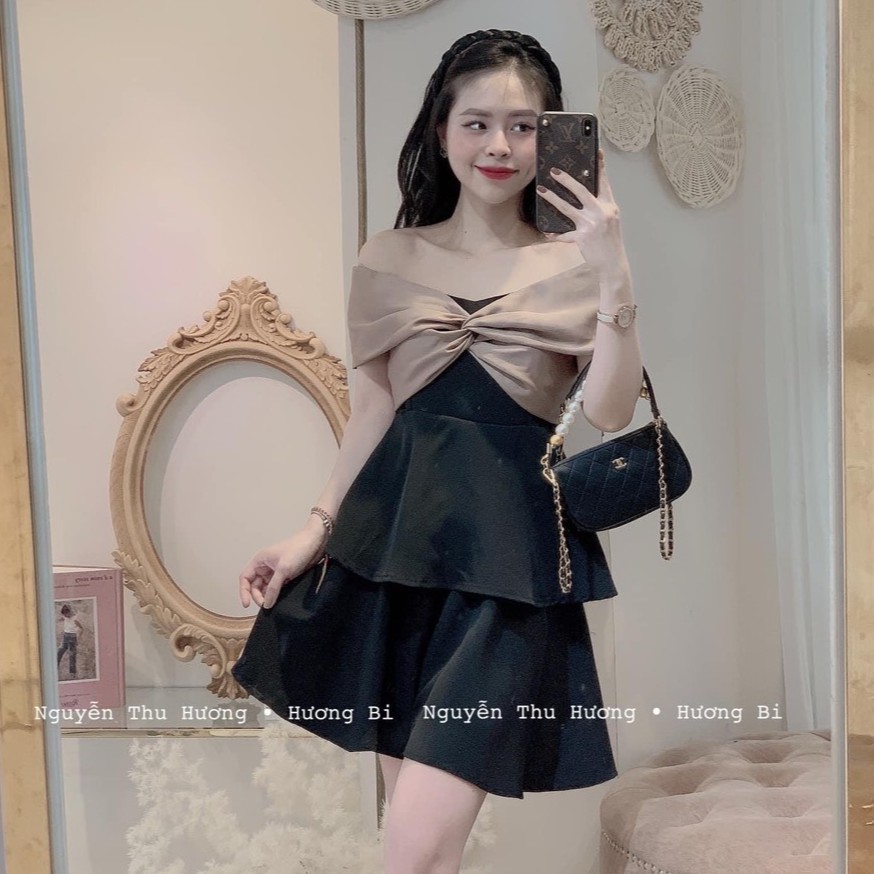 Set đồ nữ cá tính, set váy ngắn áo quây đi chơi sang chảnh mùa hè đẹp 8A00142 | BigBuy360 - bigbuy360.vn