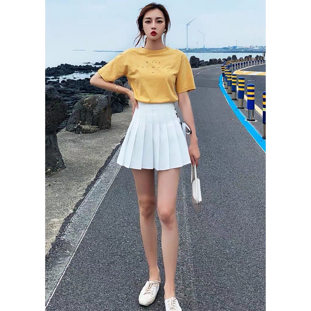 Chân Váy Xếp Li Lưng Cao Dành Cho Nữ / Size Xs-3Xl | BigBuy360 - bigbuy360.vn