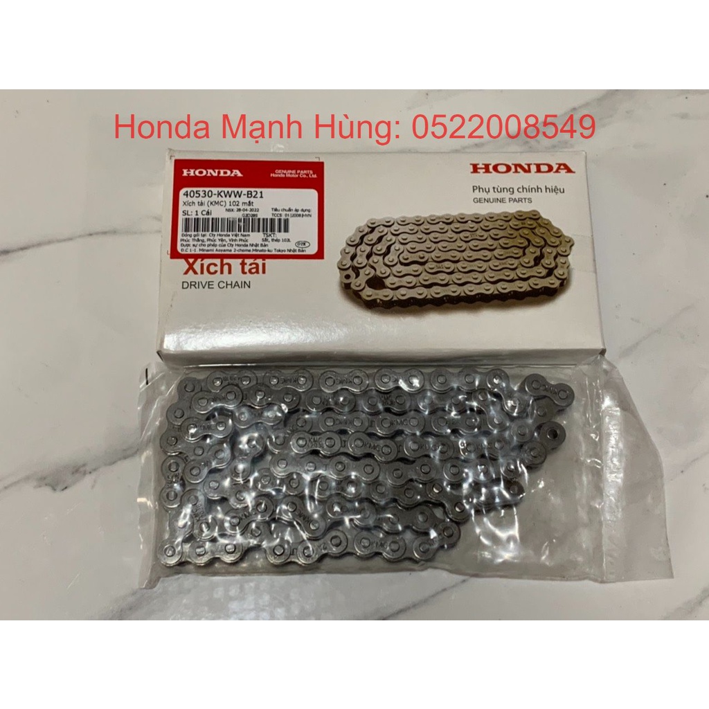 Sợi xích tải - dây sên HONDA WAVE S110, RS110, DREAM 110, RSX110 AT . 40530KWWB21