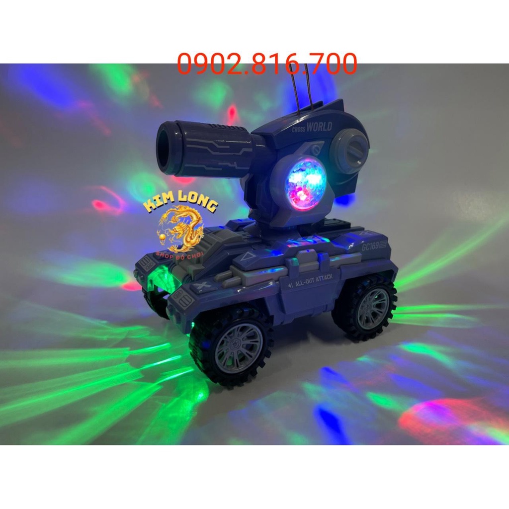 Đồ chơi lồng đèn trung thu hình HÌNH XE TĂNG QUÂN SỰ cho bé trai tặng kèm pin có nhạc đèn quà tặng trung thu