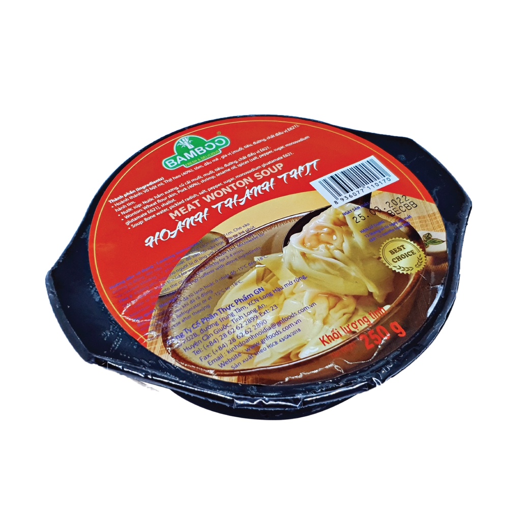 Hoành Thánh Thịt Hộp Bamboo 250G - Mã sản phẩm: TPHTTH01