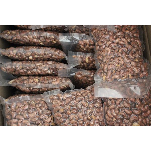 500g Hạt Điều - Nguyên hạt - Rang muối - Còn vỏ lụa - loại 1