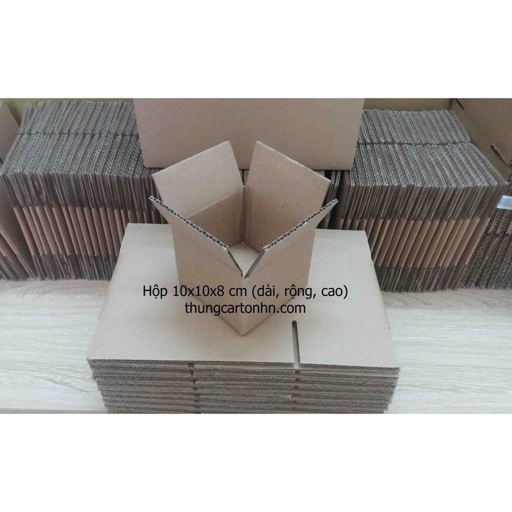 hộp đựng carton 10x10x8