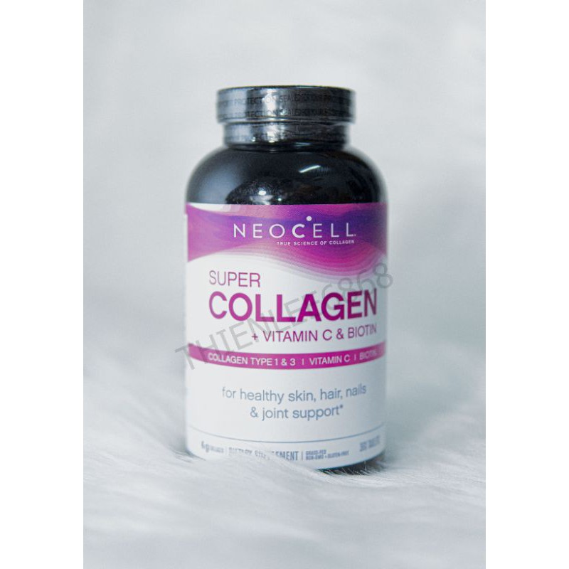 Viên Uống Super Collagen Neocell +C 6000 Mg type 1 - 3 Neocell 360 viên