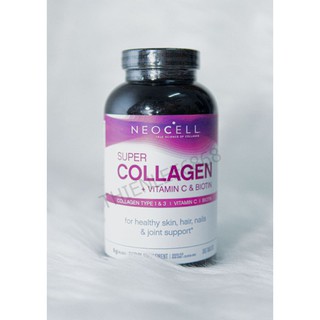 Viên Uống Super Collagen Neocell +C 6000 Mg type 1 – 3 Neocell 360 viên