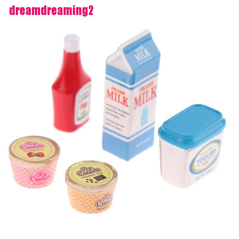 Bộ 5 Mô Hình Thức Ăn Xinh Xắn Dành Cho Búp Bê
