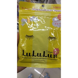 Mặt Nạ Lululun Màu Vàng 8 Miếng Bản Limited