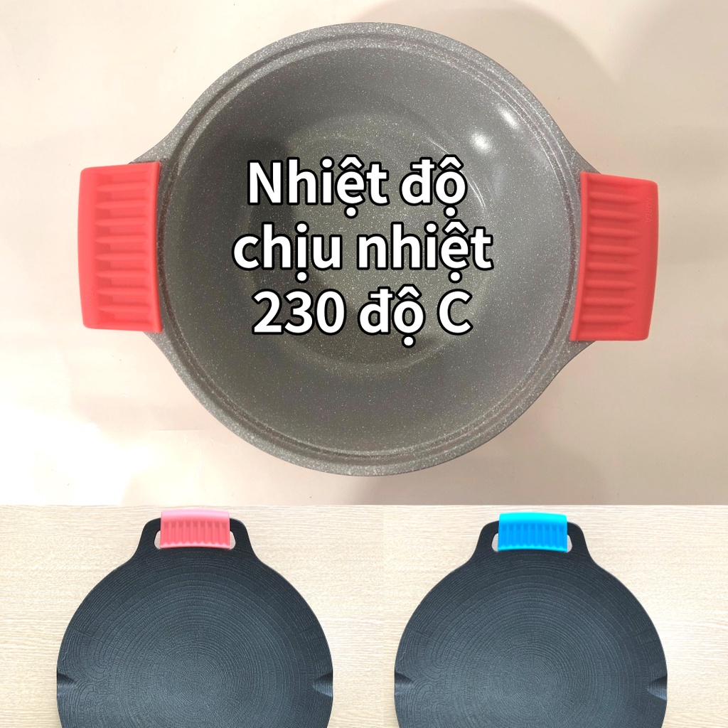 Nhấc nồi silicon cách nhiệt Ecoramic Hàn Quốc