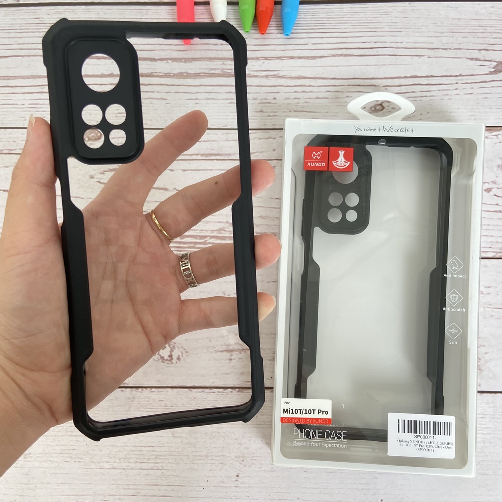 Ốp lưng XUNDD Xiaomi Mi 10T 5G / 10T Pro / K30S Ultra - Mặt lưng trong, Viền TPU, Chống sốc