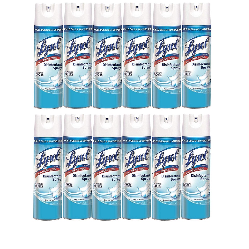 [HÀNG MỸ] Bình Xịt diệt khuẩn Lysol Disinfectant Spray 538GR (Mẫu mới có nắp) 🇺🇸🇺🇸🇺🇸