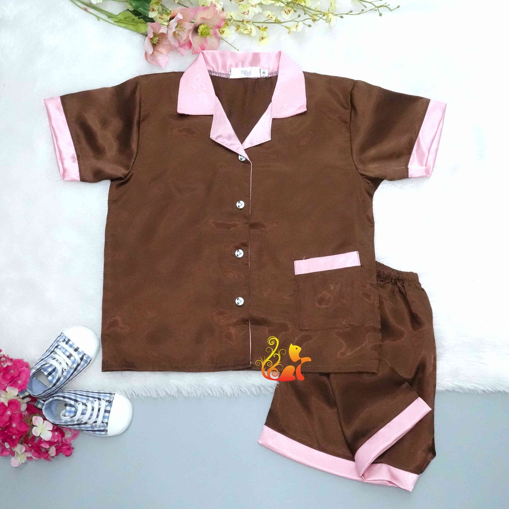 Đồ Mặc Nhà Pijama Phi &quot;Lụa Phối&quot; Cho Bé - Từ 12kg - 40kg (Phần 2).