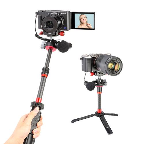 ULANZI MT-43 - HÀNG CHÍNH HÃNG - Chân Tripod tích hợp Ballhead xoay 360, có thể gập gọn lại