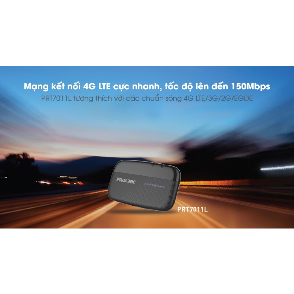 Bộ Phát WIFI từ SIM 3G/4G Prolink PRT7011L