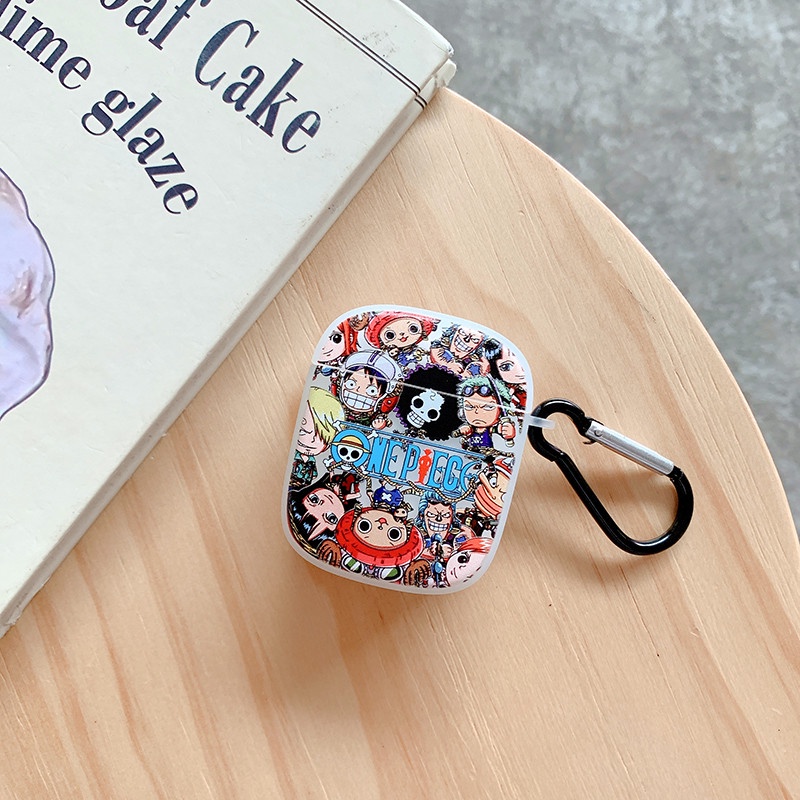 Vỏ Bảo Vệ Hộp Sạc Tai Nghe airpods 1 2 pro 3 Họa Tiết Hoạt Hình One Piece Luffy
