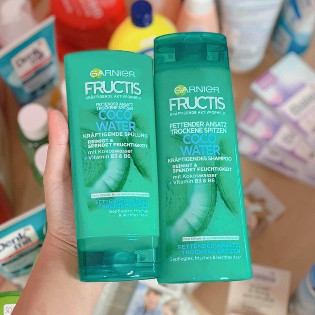 Cặp Gội Xả Garnier Fructis Coco Water Shopee Việt Nam