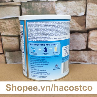 Sữa Bột Pediasure Hươu Cao Cổ Grow & Gain Vanilla Shake 400g của Mỹ - hương vani