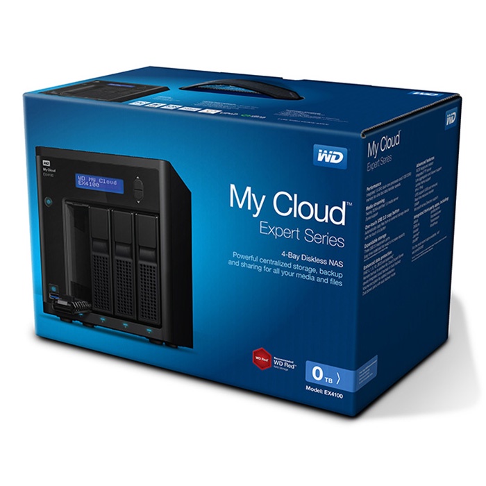 Ổ cứng mạng NAS WD My Cloud EX4100 4-bay WDBWZE0000NBK-SESN