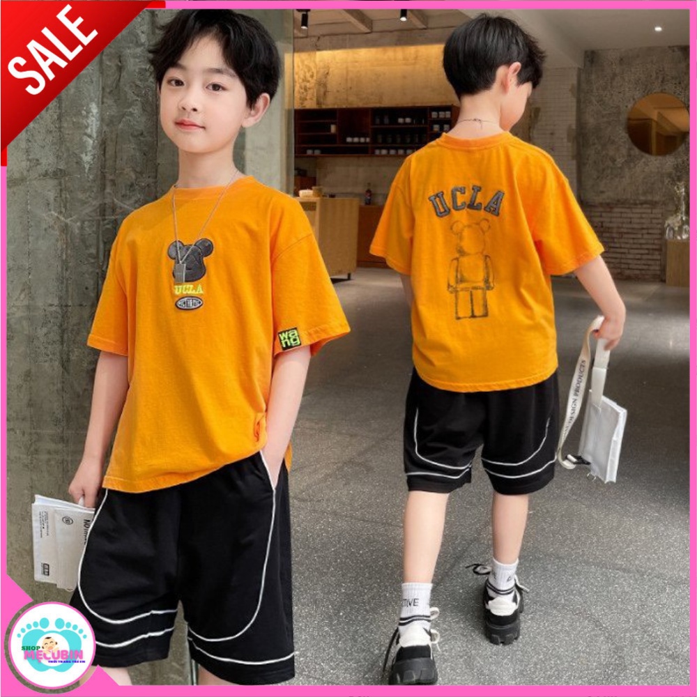 Sét bộ bé trai - Set bộ quần áo trẻ em mẫu VOCAL dành cho bé trai 18-45kg cotton mùa hè cộc tay năng động vải đẹp