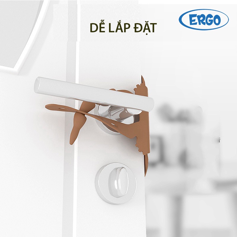 Miếng đệm cửa chống ồn tránh va đập phòng ngủ của bé