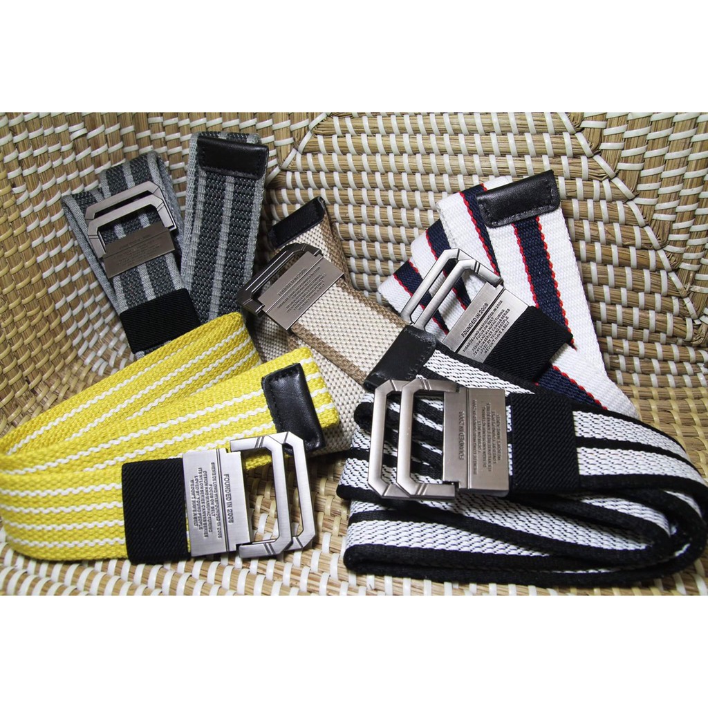 Dây lưng nam Xuất Hàn Trơn vải dù