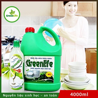 Nước rửa chén GreenLife thiên nhiên 4000ml