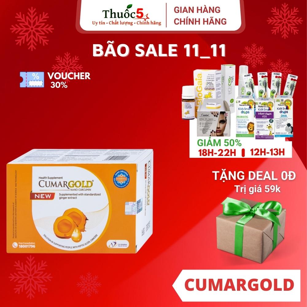 [GIÁ GỐC] CumarGold viên uống hỗ trợ viêm loét dạ dày, tá tràng