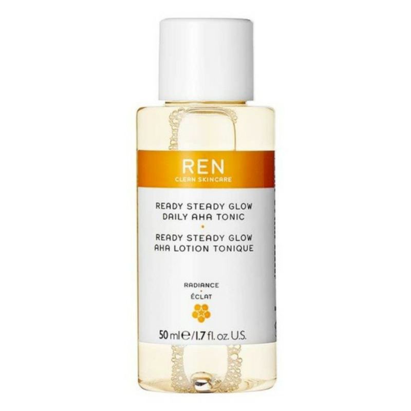 [ Minisize 50ml ] Toner Tẩy Tế Bào Chết, Sáng Da REN Ready Steady Glow Daily AHA Tonic