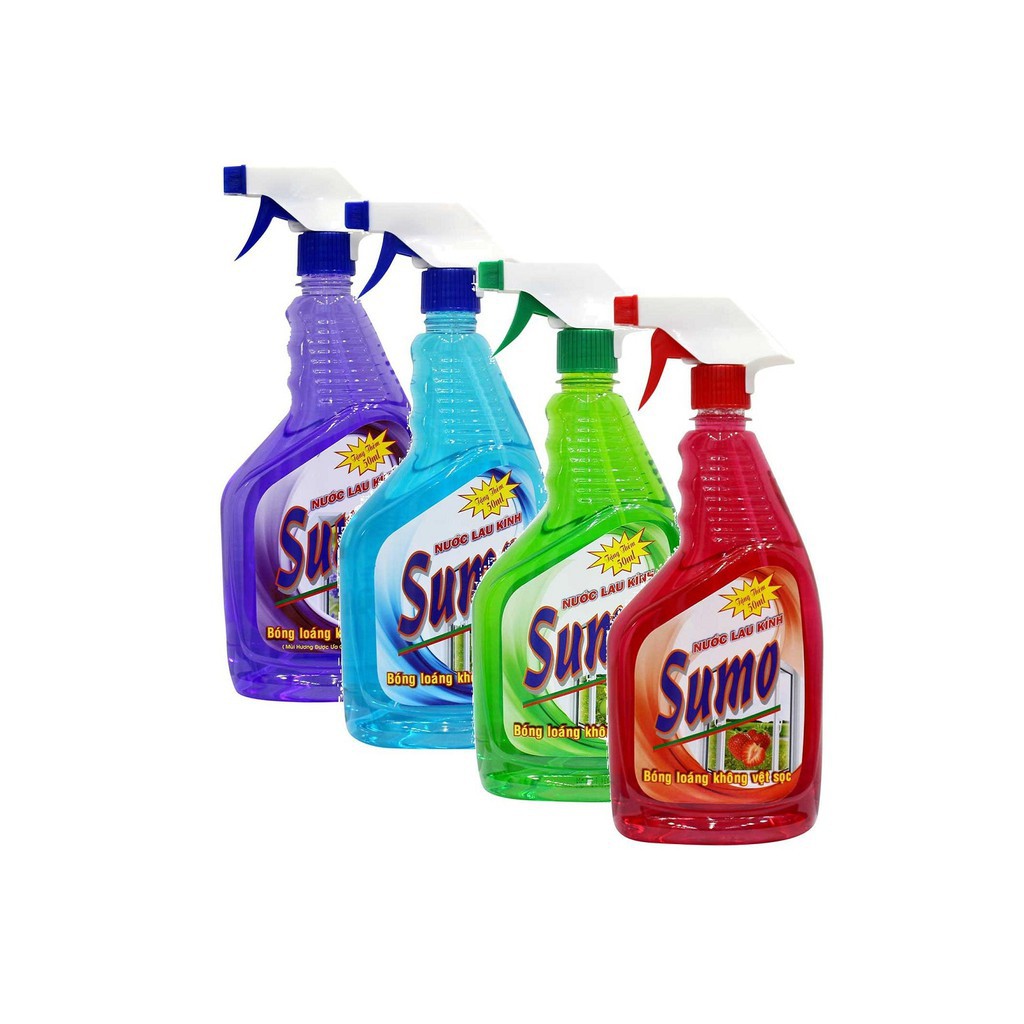 Nước lau kính thơm lâu sáng bóng Sumo 340ml - mùi ngẫu nhiên