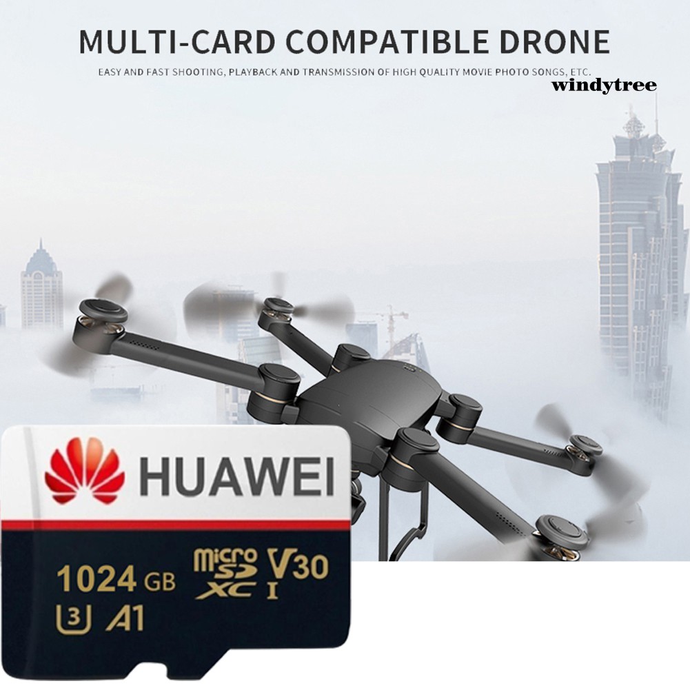 (Hàng Mới Về) Thẻ Nhớ Điện Thoại Huawei Wei 512g / 1t U3 Tf
