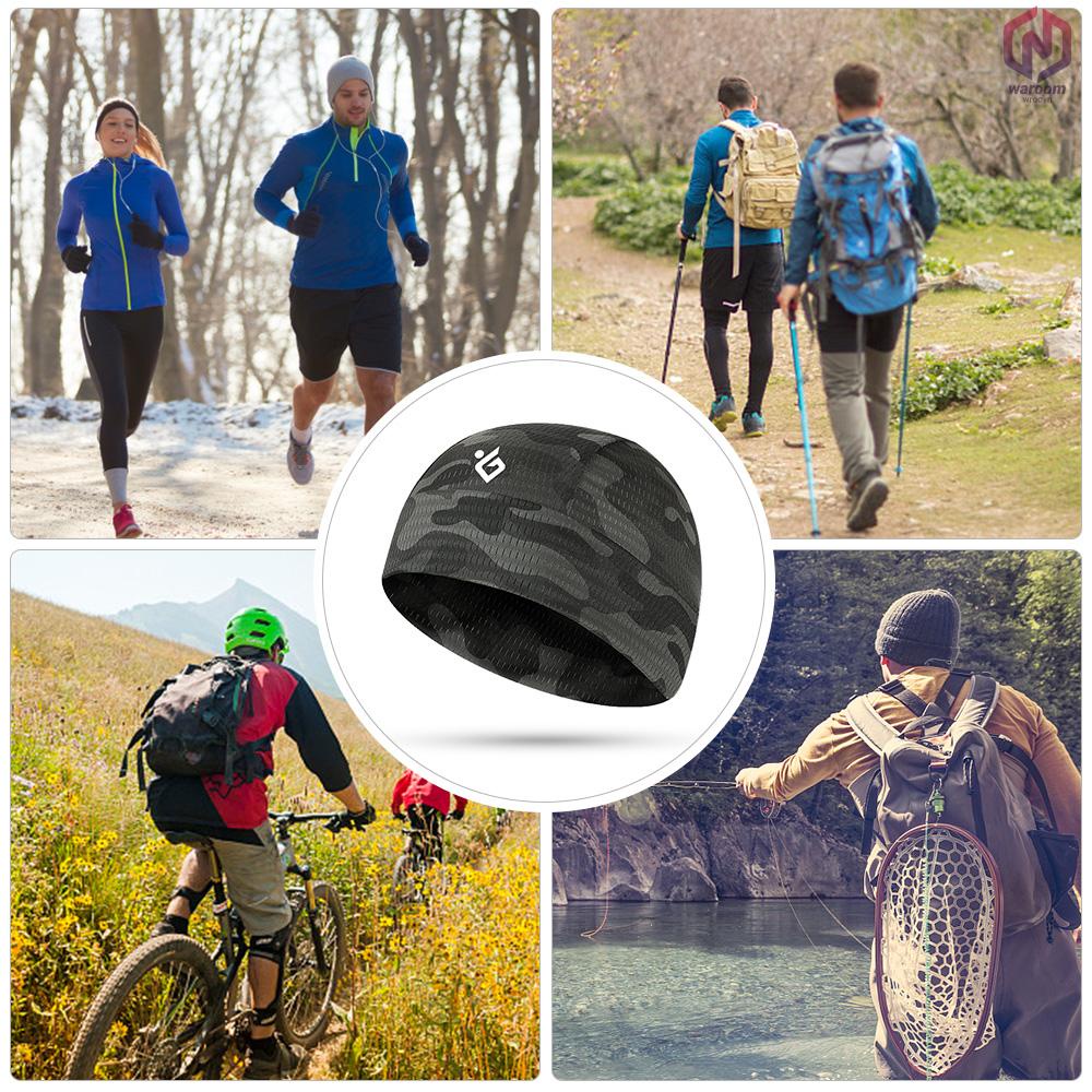 Mũ Bảo Hiểm Chạy Bộ Đạp Xe Thấm Hút Mồ Hôi Làm Mát Dành Cho Nam Và Nữ