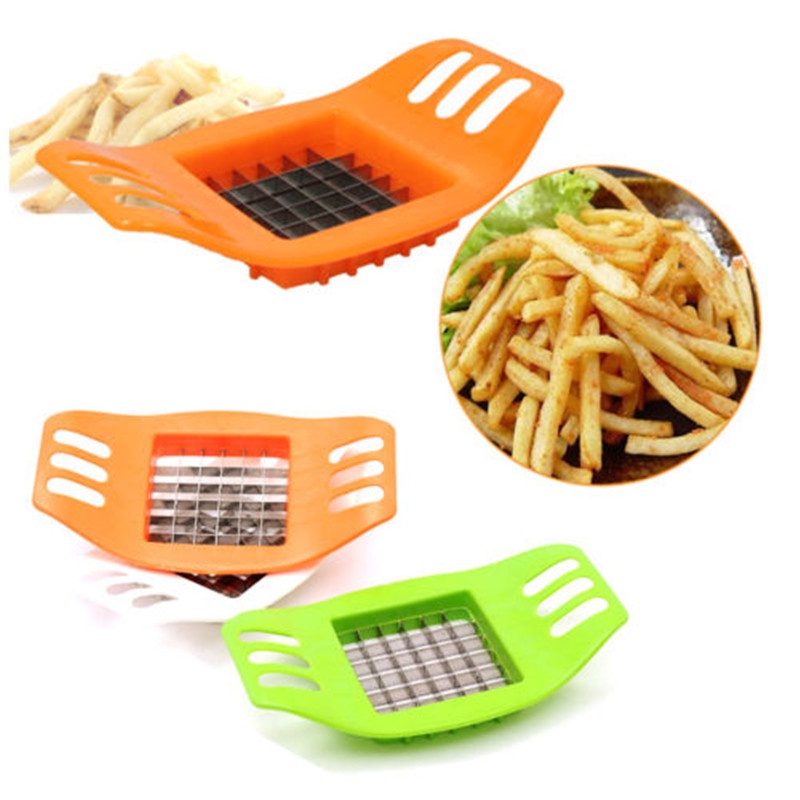 1 Dụng Cụ Cắt Khoai Tây Rau Củ Bằng Thép Không Gỉ Màu Sắc Ngẫu Nhiên