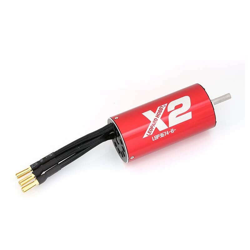 Động cơ không chổi than Leopard X2 3674-1900kv để ráp tàu/cano điều khiển từ xa