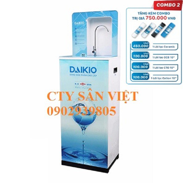 MÁY LỌC NƯỚC CAO CẤP DAIKIO DKW-00006A - XANH- 6 CẤP