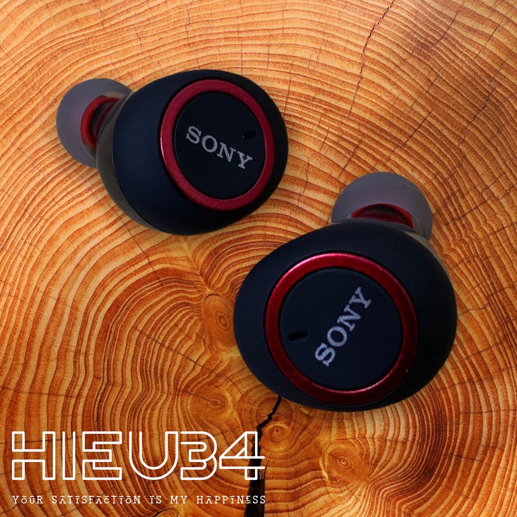 Tai Nghe Bluetooth SONY SPORT TWS - D76 Màu Black Red - Âm Bass Treble Rõ Ràng