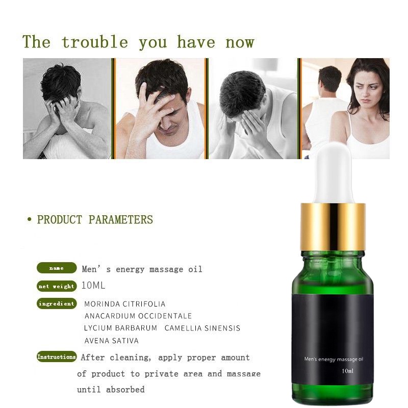 Tinh Dầu Mát Xa Làm Tăng Kích Thích Tăng Trưởng 10ml Cho Nam