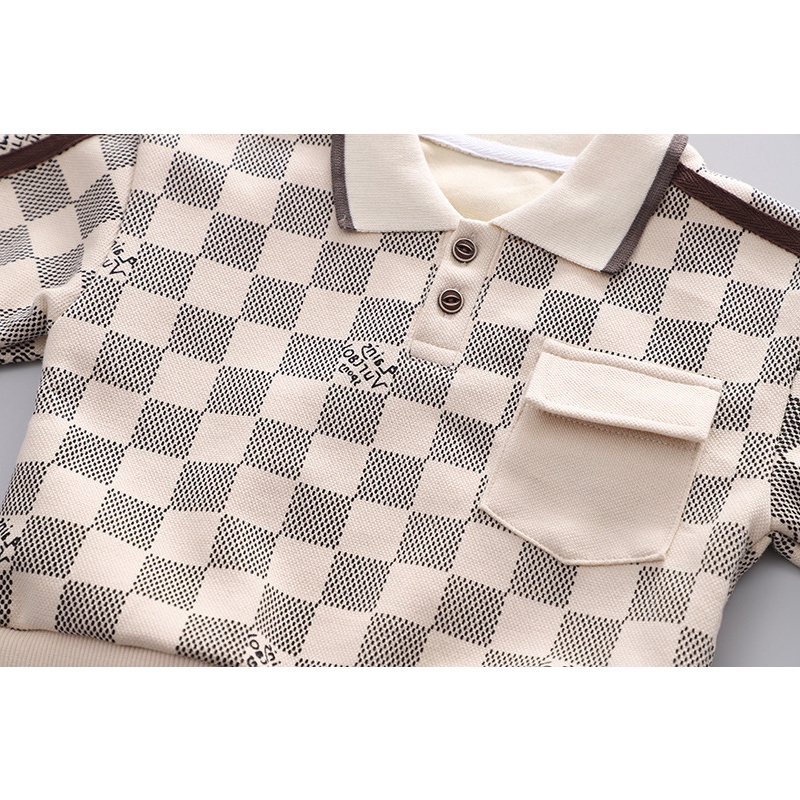 HOTT-Sét áo polo, bộ nỉ da cá cho bé trai hàng QC đẹp 2023