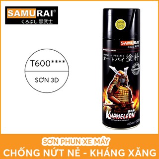 Chai Sơn Samurai 3D màu xanh tím T600****
