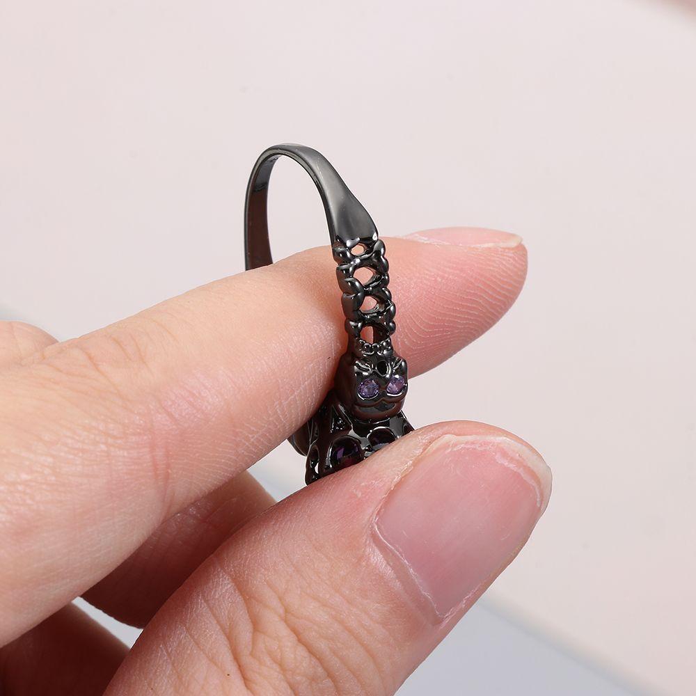 Nhẫn Hình Bộ Xương Phong Cách Halloween Thời Trang