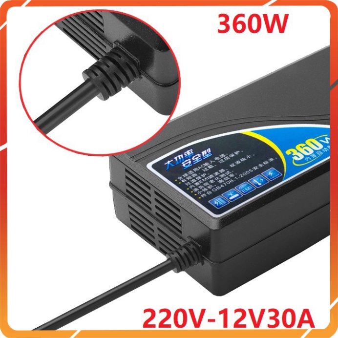 {CHÍNH HÃNG - GIÁ SỐC} Bộ chuyển đổi nguồn 220V sang 12V-30A công suất 360W