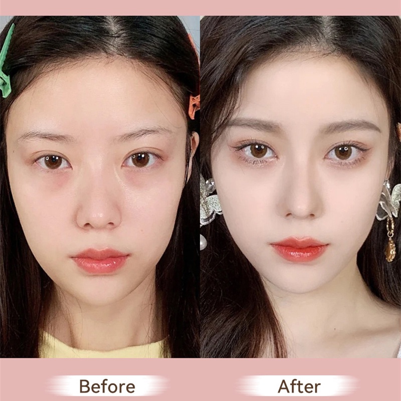 Bảng Phấn Má Hồng NOVO Màu Trắng / Xanh Dương Tự Nhiên Dễ Thương